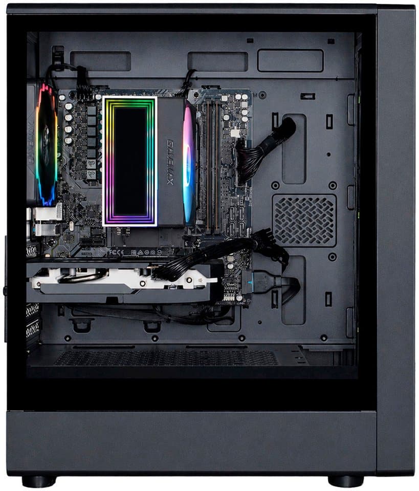 GAMEMAX GigaDeal AERIS GB 2805 AMD Ryzen 7 5700X 32GB 1TB SSD RTX 5070 Gaming-PC-Komplettsystem (32", AMD Ryzen 7 5700X, RTX 5070, 32 GB RAM, 1000 GB SSD, Windows 11 + Gigabyte GS32QCA LED-Monitor Curved, 80 cm 32) - Thumbnail 5