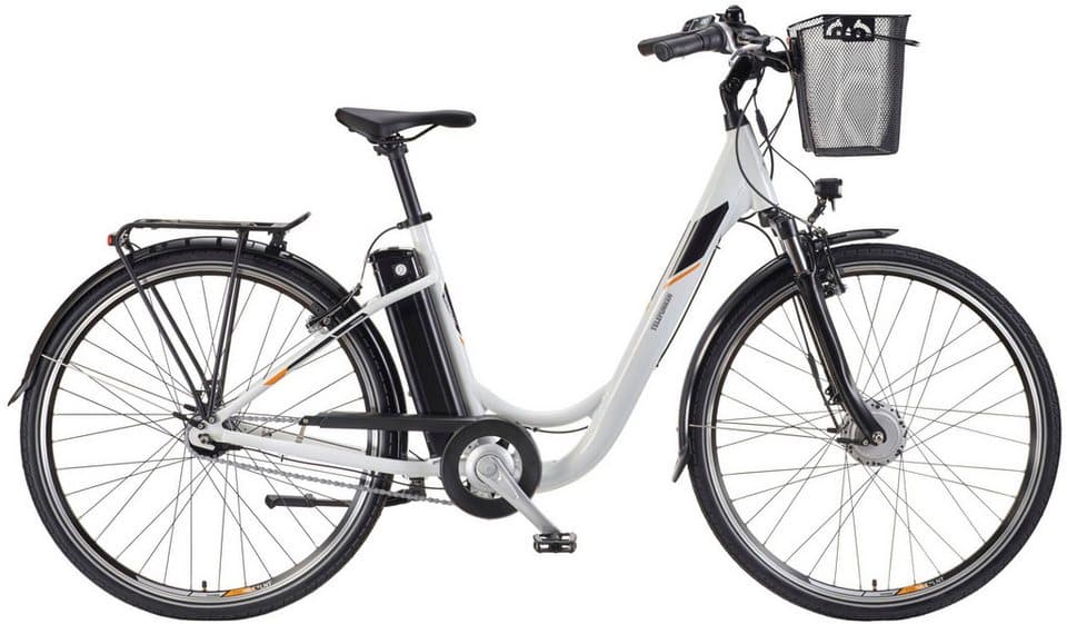 Telefunken E-Bike Cityrad Multitalent RC840, 7 Gang Shimano Nexus Schaltwerk, Frontmotor, 531,3 Wh, Pedelec, Elektrofahrrad für Damen u. Herren