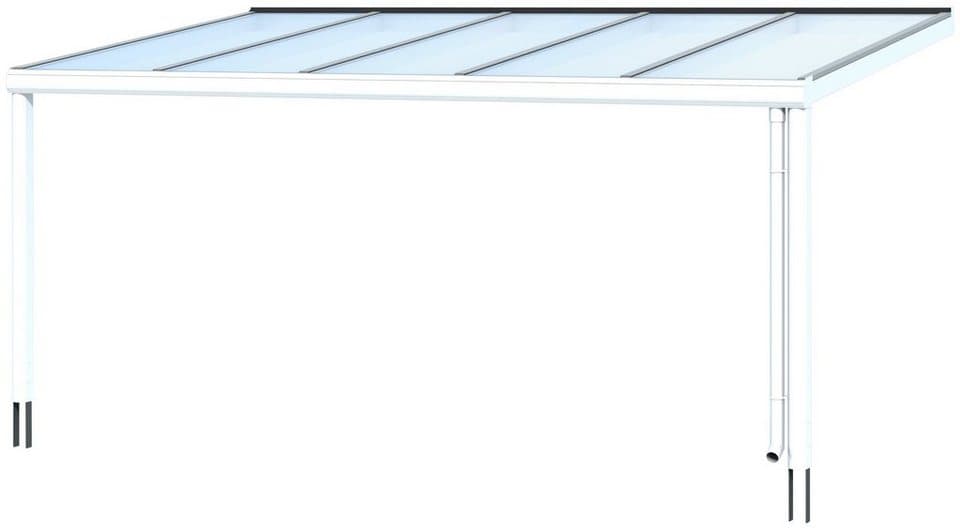 Skanholz Terrassendach Genua, BxT: 541x257 cm, Bedachung Doppelstegplatten, 541 cm Breite, verschiedene Tiefe - Thumbnail 2