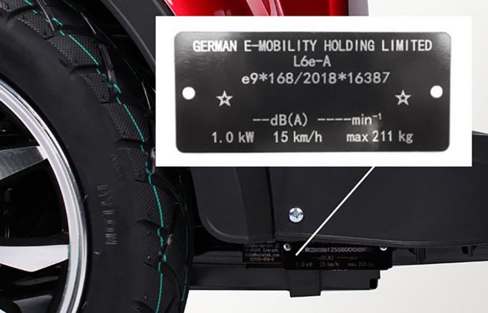 Rolektro Elektromobil Deisla DS4-15, 1100 W, 15 km/h - Thumbnail 33