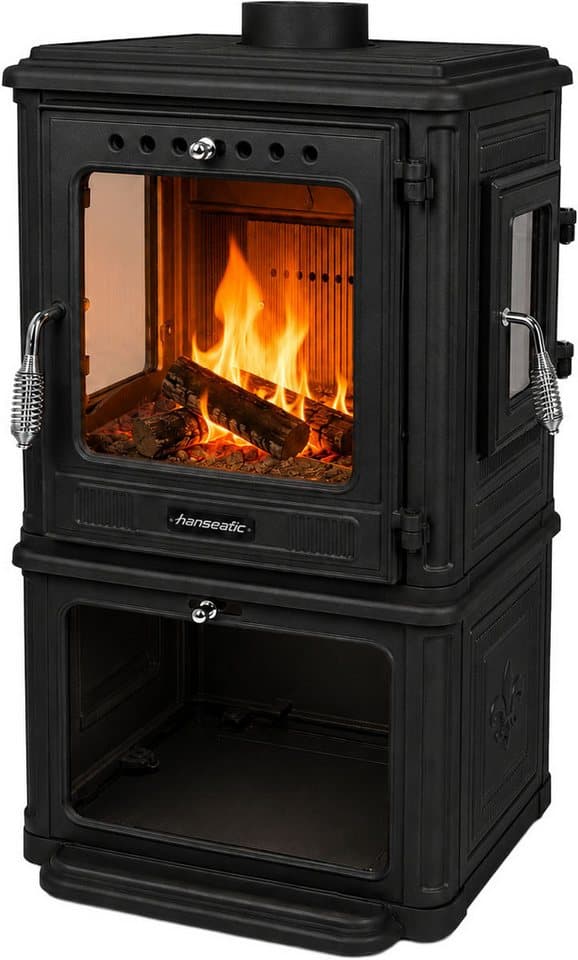 Hanseatic Kaminofen Mars, 7,2 kW, Zeitbrand, Großer Feuerraum - Thumbnail 6