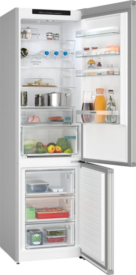 SIEMENS Kühl-/Gefrierkombination iQ300 KG39N2LAF, 203 cm hoch, 60 cm breit, noFrost, hyperFresh 0°C Schublade, nahtlose Platzierung, LED-Licht - Thumbnail 7