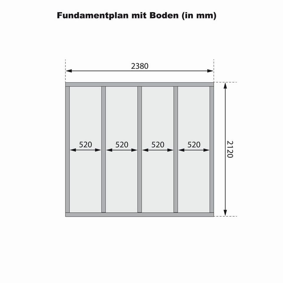 Karibu Fasssauna "Quadro 1 Plus" naturbelassen, BxTxH: 242,5 x 175 x 205 cm, 38 mm, aus hochwertiger nordischer Fichte - Thumbnail 9
