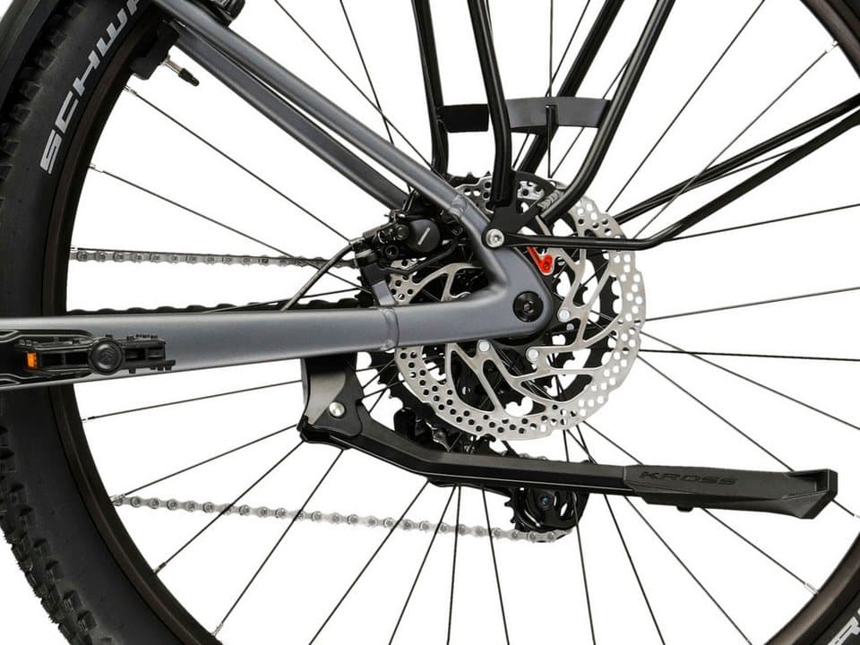 Kross E-Bike ATB Influx Hybrid SUV 2.0 16,7Ah / BOSCH 600 Wh 29" grau 9 Gänge 2026, 9 Gang Shimano CUES U4000 Schaltwerk, Kettenschaltung, Mittelmotor, 600 Wh, BOSCH PERFORMANCE LINE PX 36 V/250 W, Mittelmotor - Thumbnail 14