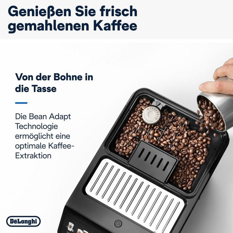 De'Longhi Kaffeevollautomat Eletta Explore Cold Brew ECAM450.86.T - 100 Rezepte (App), heiß & kalt, Cold Brew in unter 5 Minuten inkl. 3,5" Touch-Display & To-Go Funktion - Thumbnail 3