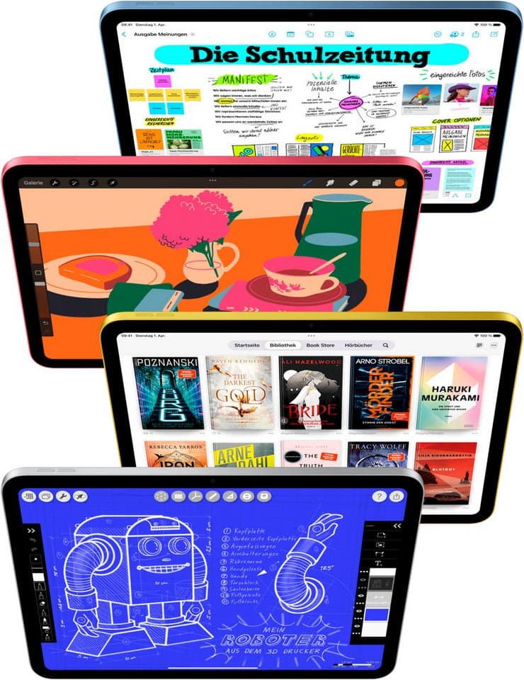 Apple 11" iPad Wi-Fi + Cellular (2025) Tablet (10,86", iPadOS, 5G) - Thumbnail 3