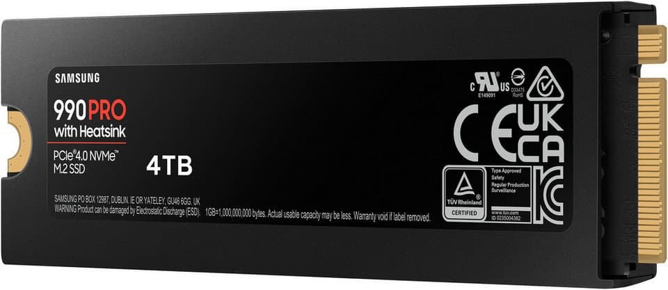 Samsung 990 PRO Heatsink interne SSD (4000 GB) 2,5" 7450 MB/S Lesegeschwindigkeit, 6900 MB/S Schreibgeschwindigkeit - Thumbnail 11