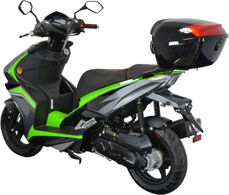 GT UNION Motorroller Striker 25, 49,5 ccm, 25 km/h, Euro 5+, (Set, mit Topcase), Luftgekühlter Motor - Thumbnail 7