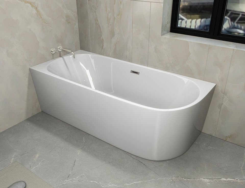 Sanotechnik Badewanne LUMA, 160cm, Acryl Badewanne rechts - Thumbnail 5