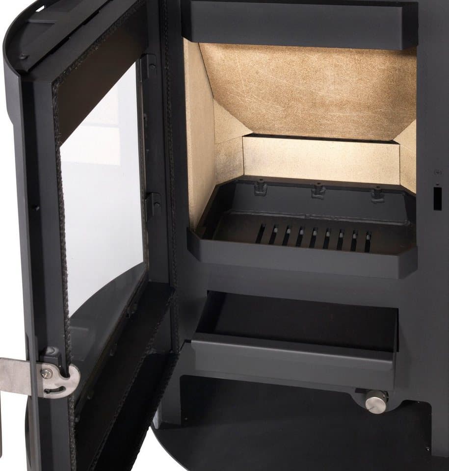 Fireplace Kaminofen »Parma Stahl«, Dauerbrand geprüft, Lieferung bis ins Wohnzimmer, 6,3 kW, Dauerbrand, geprüft, für Anthrazit Nuss 3 geeignet, Exklusiv, schwarz - Thumbnail 7