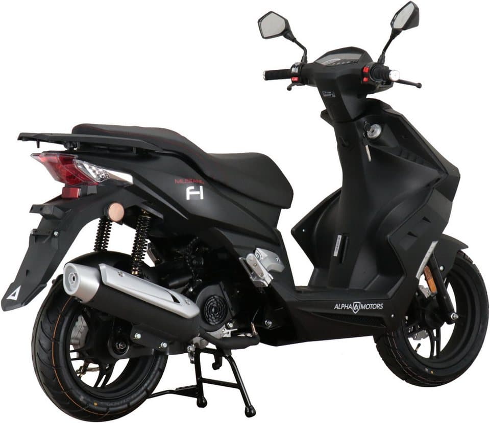 Alpha Motors Motorroller Mustang FI, 50 ccm, 45 km/h, Euro 5, mit USB-Anschluss und Lenkerschloss, sportliches Design - Thumbnail 4