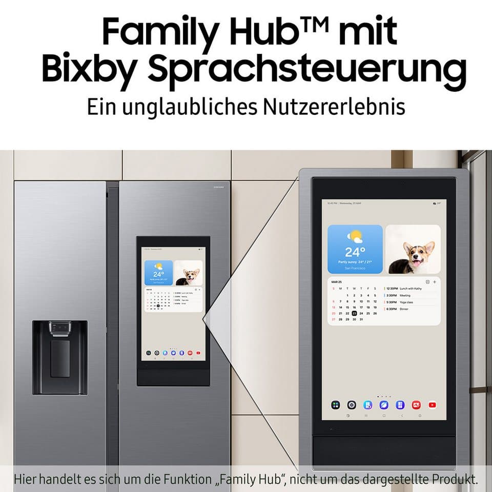 Samsung Side-by-Side RS97F RS90F66BEFEF, 178 cm hoch, 91,2 cm breit - Thumbnail 4