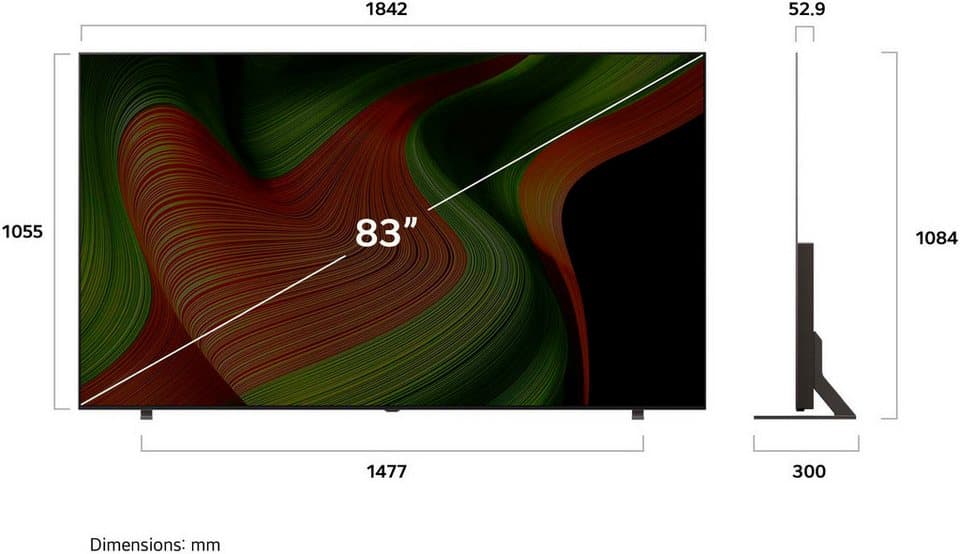 LG OLED83B59LA OLED-Fernseher (210 cm/83 Zoll, 4K Ultra HD, Smart-TV) - Thumbnail 15
