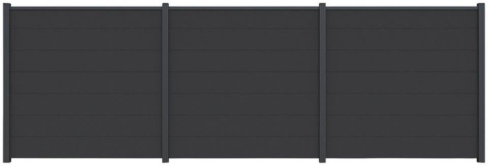 Kiehn-Holz Sichtschutzelement, (Set), LxH: 556x180 cm, Pfosten zum Einbetonieren - Thumbnail 2