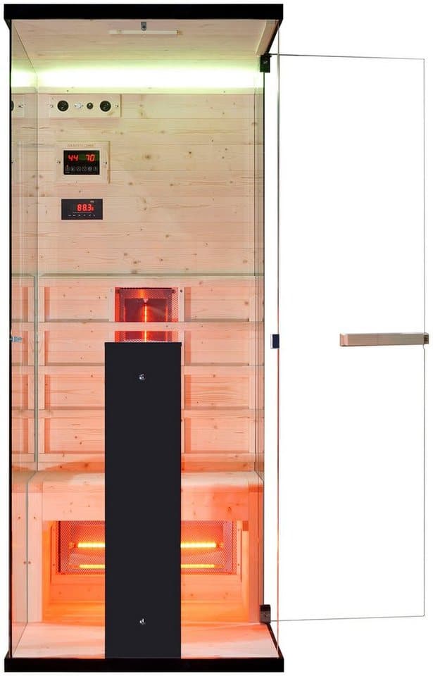 Sanotechnik Infrarotkabine Billund 1, BxTxH: 80 x 110 x 190 cm, mit Farblichttherapie, MP3 Player (inkl. Bluetooth), 2x Lautsprecher - Thumbnail 3