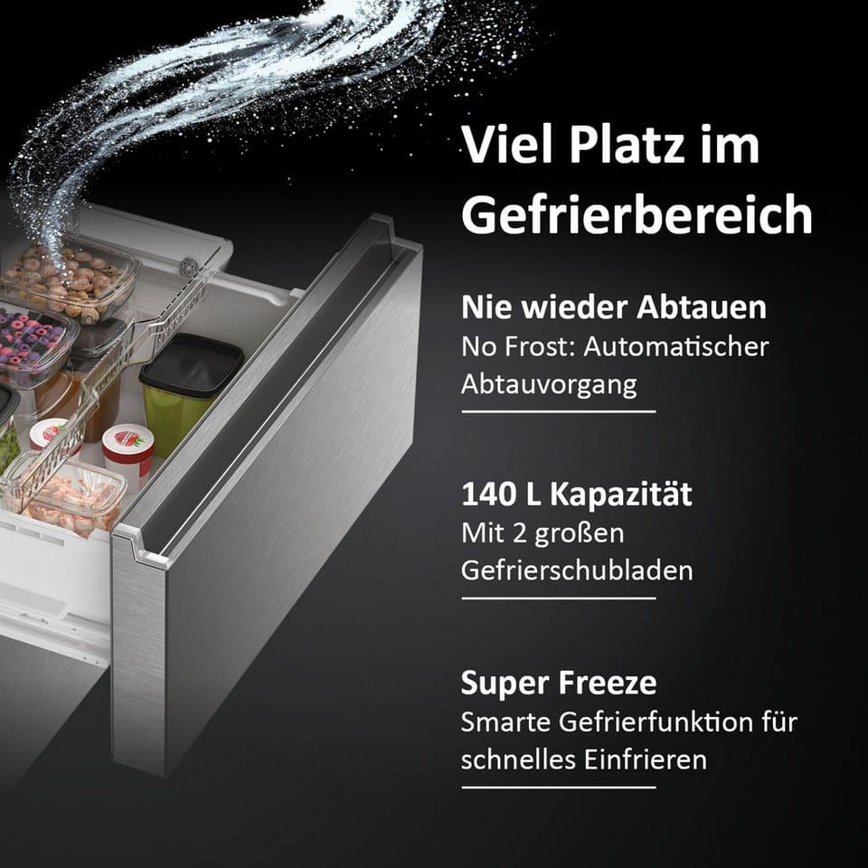 Haier French Door French Door 70 HFR7720DWMP, 200,6 cm hoch, 70 cm breit - Thumbnail 4