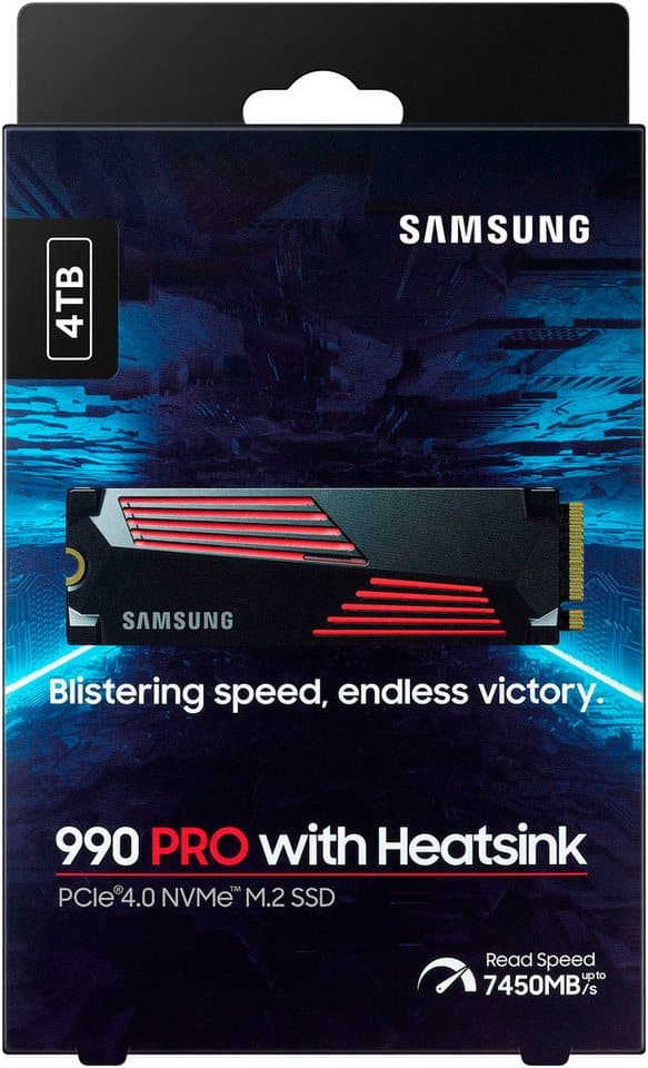 Samsung 990 PRO Heatsink interne SSD (4000 GB) 2,5" 7450 MB/S Lesegeschwindigkeit, 6900 MB/S Schreibgeschwindigkeit - Thumbnail 13