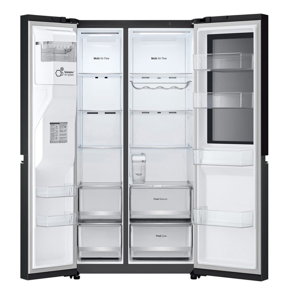 LG Side-by-Side G-Serie GSGV81EPLL, 179 cm hoch, 91,3 cm breit, Total No Frost, LINEARCooling, Multi-Airflow, Integrierter Wassertank - Thumbnail 9