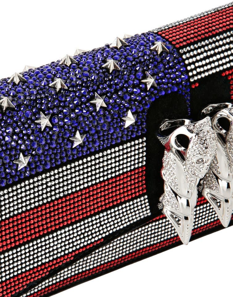PHILIPP PLEIN Clutch Eagle Verziert - Thumbnail 3