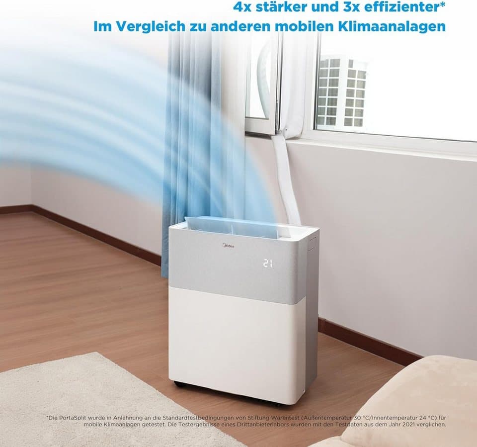Midea Klimagerät PortaSplit-E, die 4-in-1 Ganzjahreslösung - Thumbnail 2