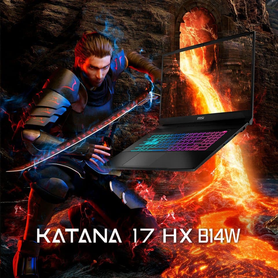 MSI Katana 17 HX B14WGK-062 Gaming-Notebook (43,9 cm/17,3 Zoll, Intel Core i7 14650HX, GeForce RTX 5070, 16 GB, 1000 GB SSD) - Thumbnail 19