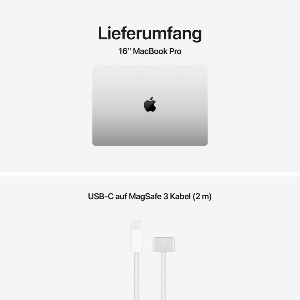 Apple MacBook Pro CTO 16" Notebook (41,05 cm/16,2 Zoll, Apple M5 Pro, 20-Core GPU, 64 GB, 1000 GB SSD) - Thumbnail 9