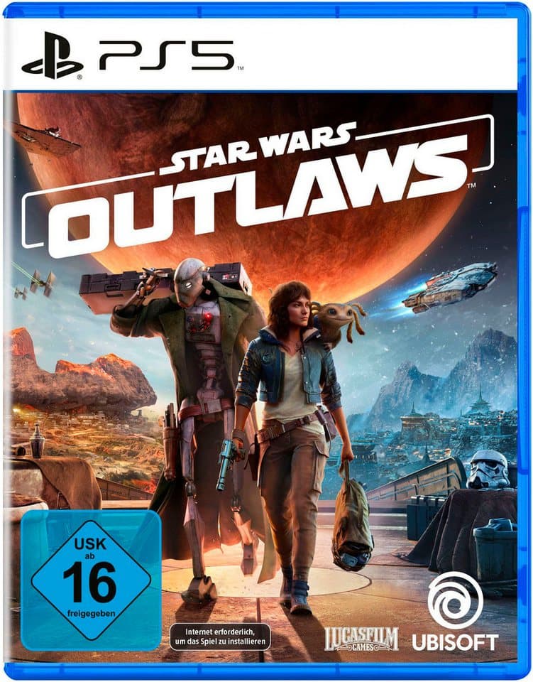 PlayStation 5 PS5 Disk Edition (Slim) + Star Wars Outlaws 1TB - Thumbnail 3