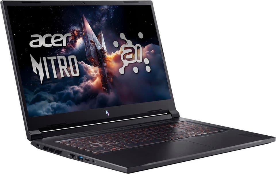 Acer Nitro V ANV17-41 RTX 5050/5060/5070 Gaming-Notebook (43,94 cm/17,3 Zoll, AMD Ryzen 5 240, GeForce RTX 5050, 16 GB, 512 GB SSD) - Thumbnail 5