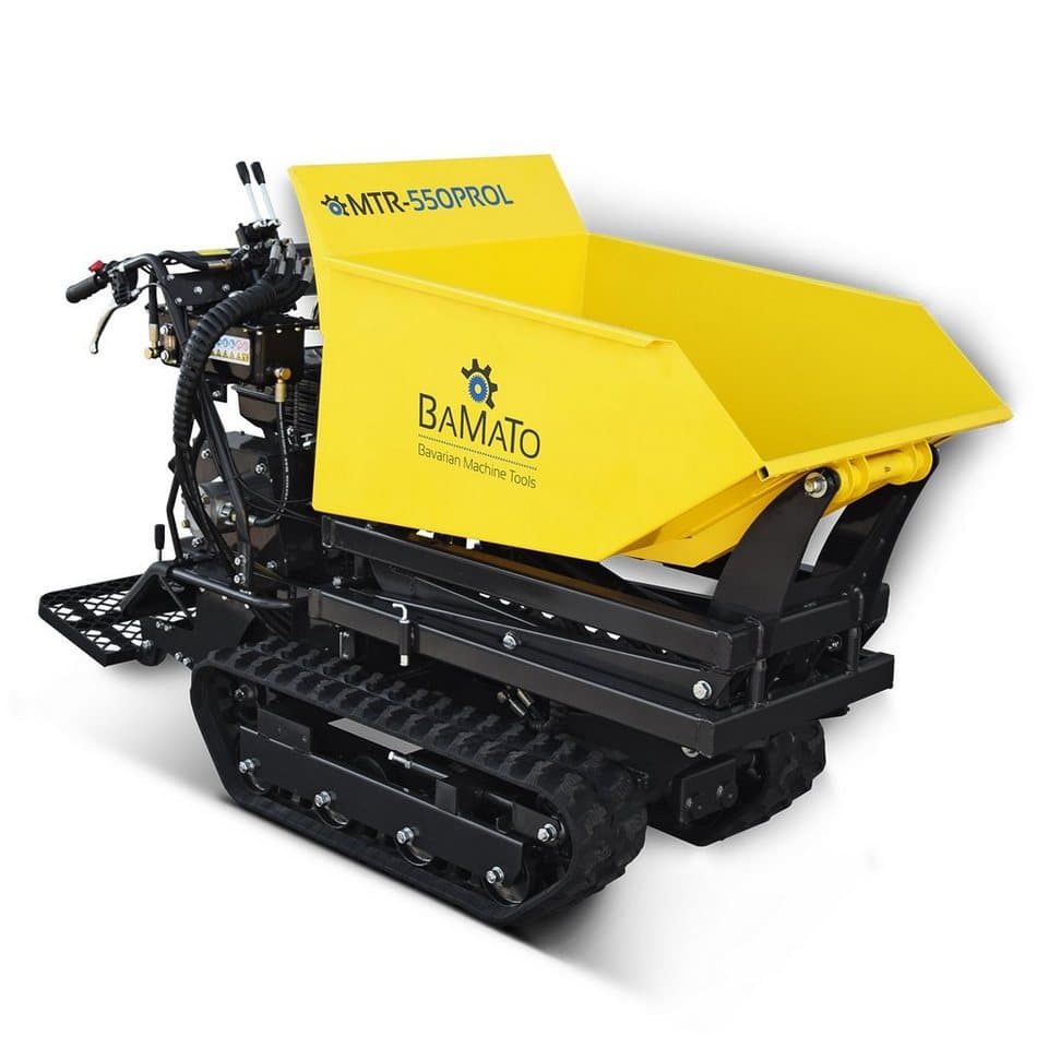 BAMATO Motorschubkarre MTR-550PROL, 215 l, 1-tlg., Minidumper, Raupendumper, Dumper - Thumbnail 6