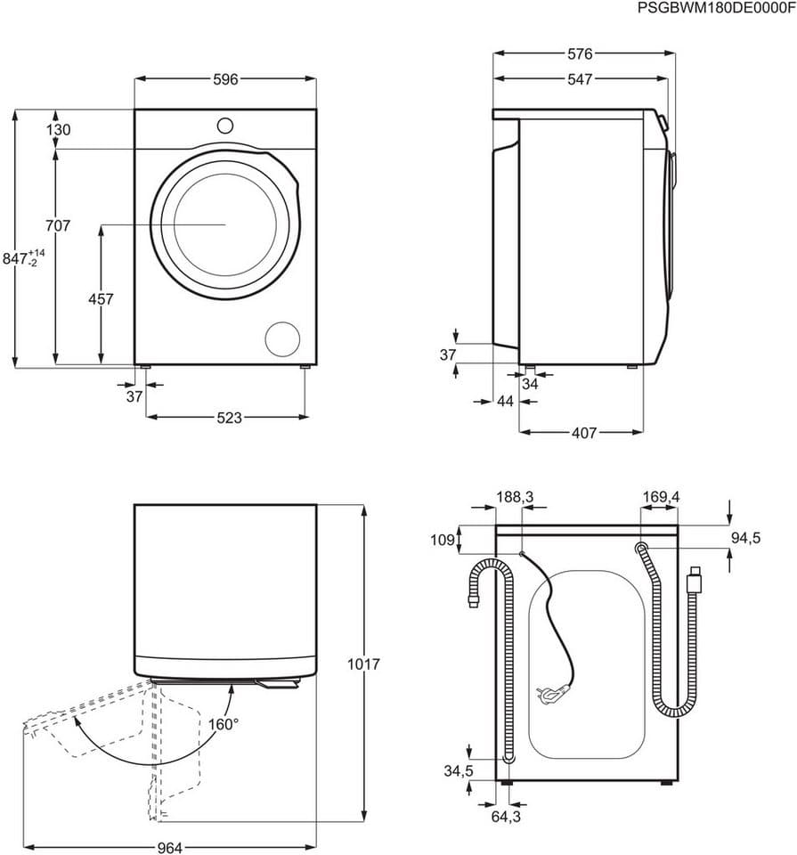 AEG Waschtrockner 7000 ProSteam® L7WBA60680, 8 kg, 5 kg, 1600 U/min, ProSteam®: Auffrischen mit Dampf statt Waschen und 96 % Wasser sparen - Thumbnail 13
