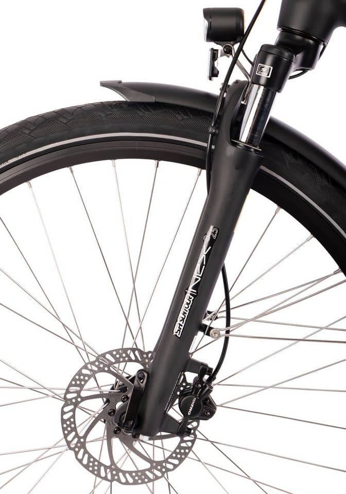 SAXONETTE E-Bike Trekkingrad Quantum Sport Wave, 10 Gang Shimano, Kettenschaltung, Mittelmotor, 540 Wh, Pedelec, Elektrofahrrad für Damen u. Herren - Thumbnail 6