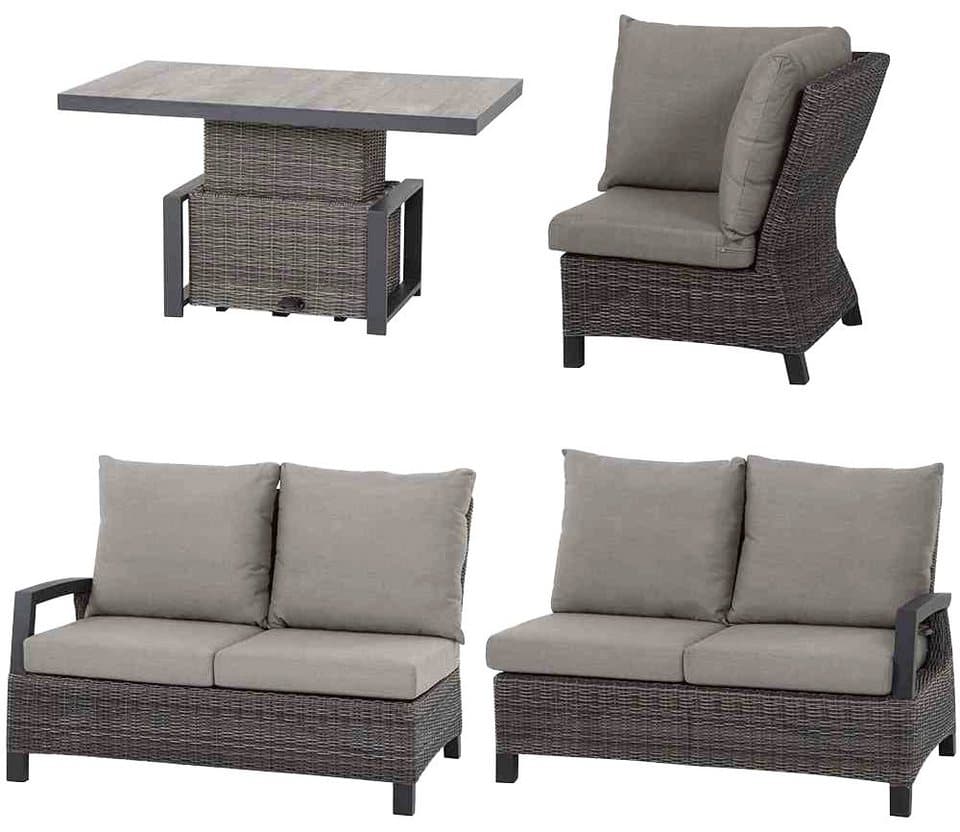 Siena Garden Gartenlounge-Set Corido, (4-tlg) - Bild 1