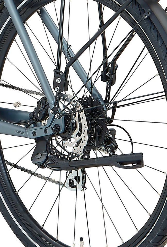 Prophete E-Bike Trekkingrad Entdecker 3.8, 8 Gang Shimano Altus Schaltwerk, Kettenschaltung, Mittelmotor, 540 Wh, Pedelec, Elektrofahrrad für Herren - Thumbnail 8