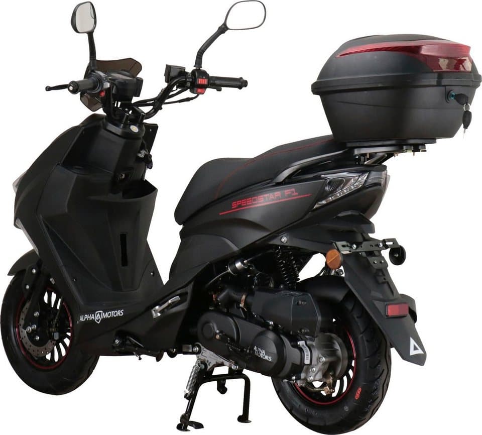 Alpha Motors Motorroller Speedstar FI, 50 ccm, 45 km/h, Euro 5, (mit Topcase), mit Lenkerschloss - Thumbnail 7