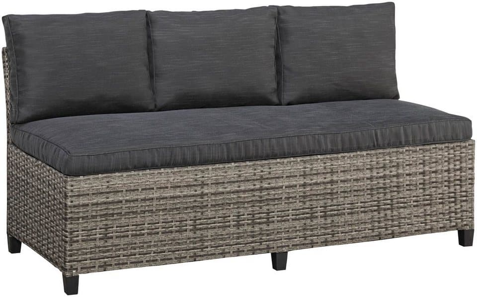 KONIFERA Gartenlounge-Set Rotterdam, (Set, 20-tlg., 3x 3er Sofa, 2x Hocker, 1x Tisch 120x82x67cm, inkl. Auflagen), Polyrattan, Stahl, Tischplatte aus Nonwood - Thumbnail 3