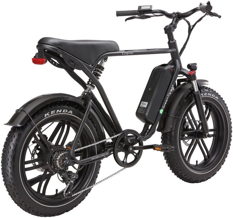 GreenStreet E-Bike Mountainbike California, 7 Gang Shimano, Kettenschaltung, Heckmotor, 468 Wh, Pedelec, Elektrofahrrad für Damen u. Herren, MTB - Thumbnail 7