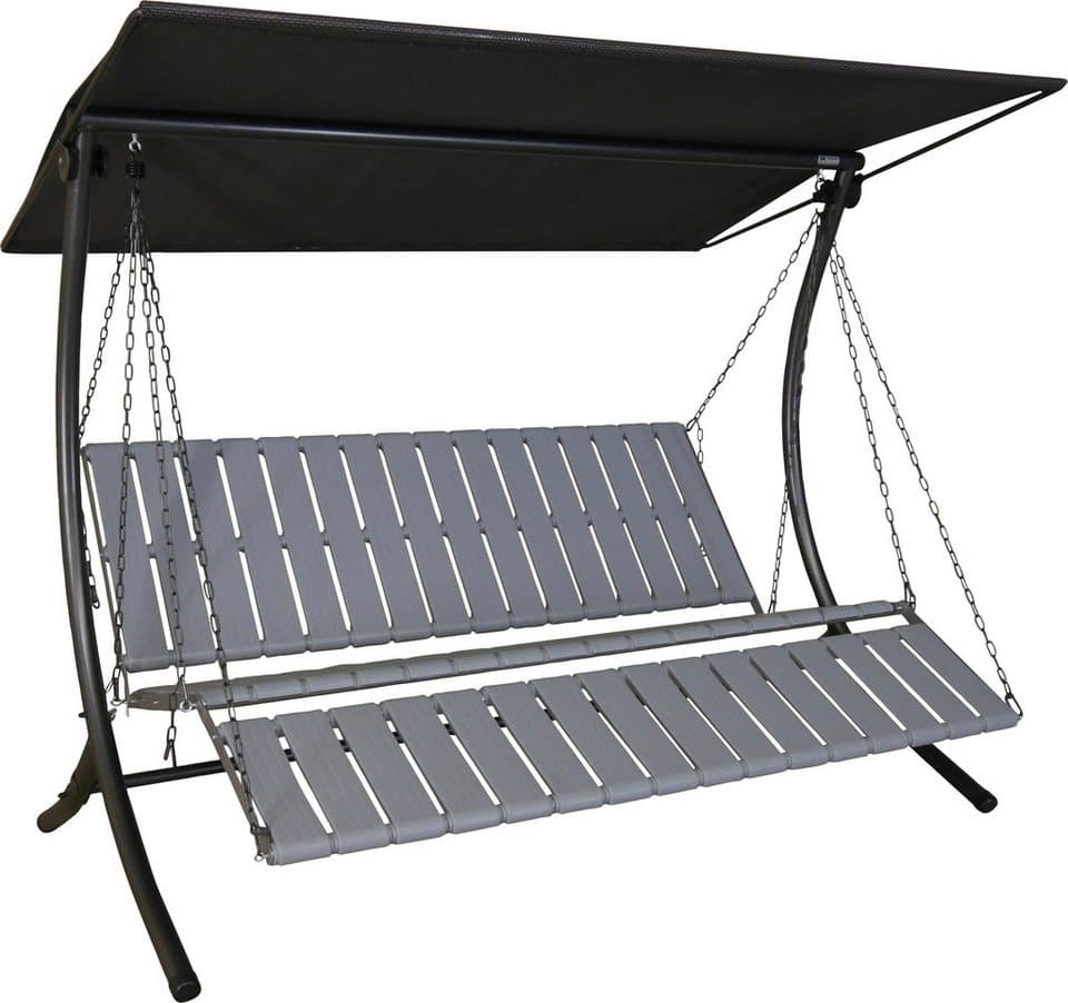 Angerer Freizeitmöbel Hollywoodschaukel Luxus Smart olive, 3-Sitzer, Bettfunktion, BxTxH: 210x145x160 cm - Thumbnail 4