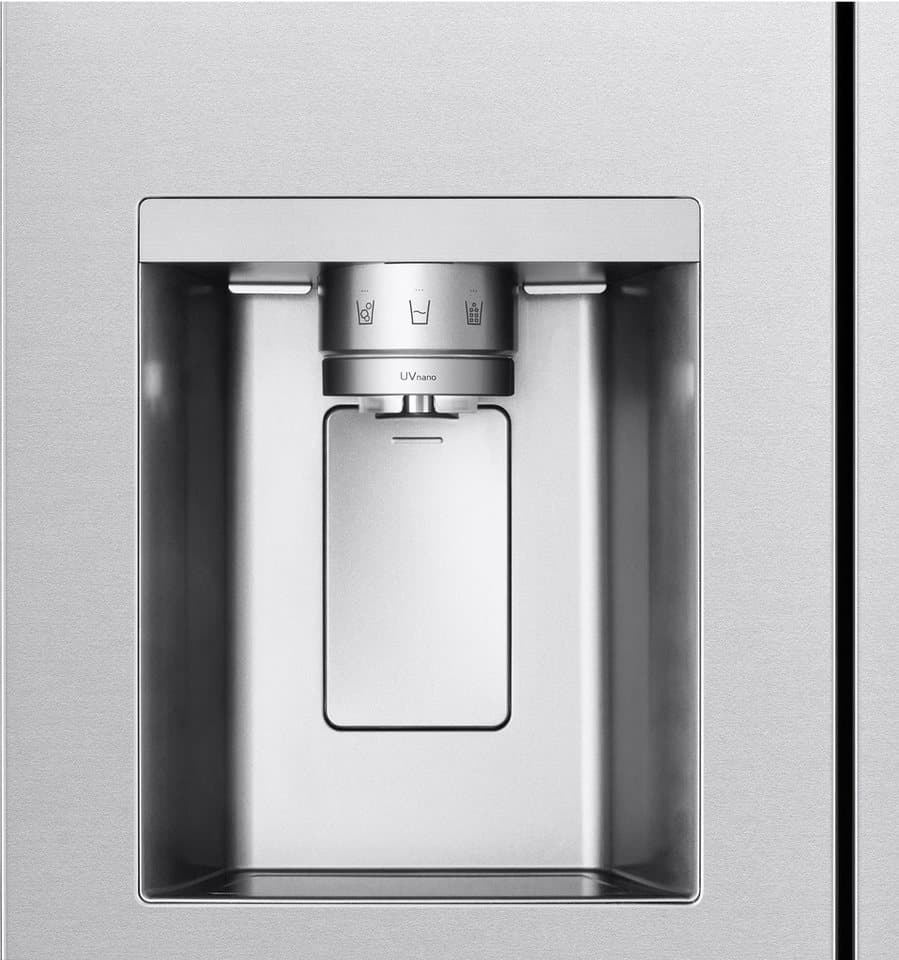 LG Side-by-Side GSLE91MBAB, 179 cm hoch, 91,3 cm breit, Eis-, Crushed Ice- und Wasserspender, Total No Frost - Thumbnail 8