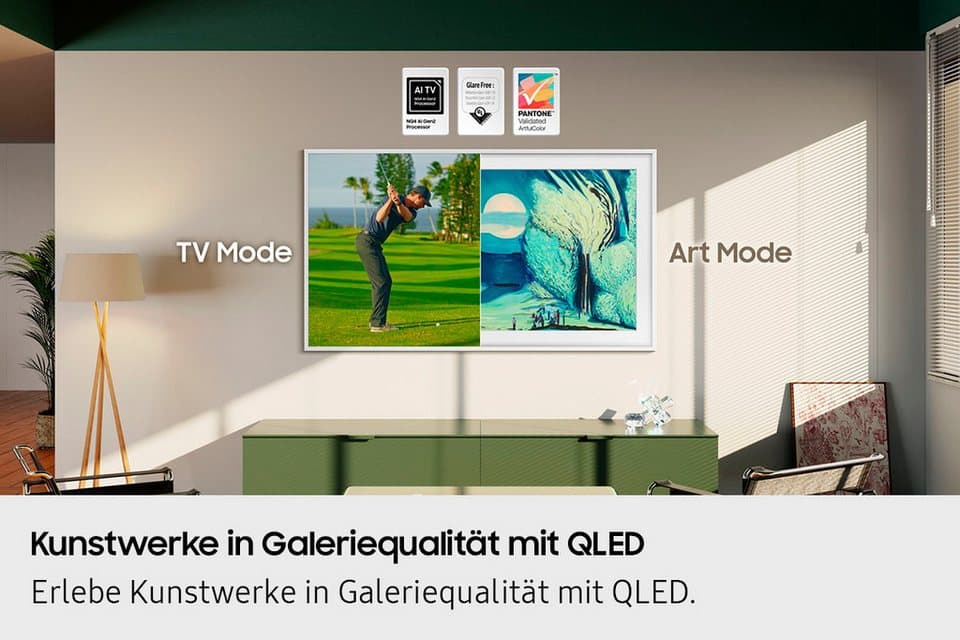 Samsung GQ50LS03FAU QLED-Fernseher (125 cm/50 Zoll, 4K Ultra HD, Smart-TV, The Frame, Mattes Display, Art Mode, Rahmen austauschbar, Dolby Atmos) - Thumbnail 8