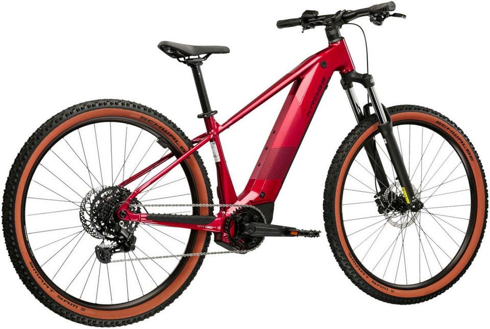 Kross E-Bike Mountainbike Influx Hybrid 2.0 16,7Ah / BOSCH 600 Wh 29" rot 9 Gänge 2026, 9 Gang Shimano CUES U4000 Schaltwerk, Kettenschaltung, Mittelmotor, 600 Wh, BOSCH PERFORMANCE LINE PX 36 V/250 W, Mittelmotor - Thumbnail 3