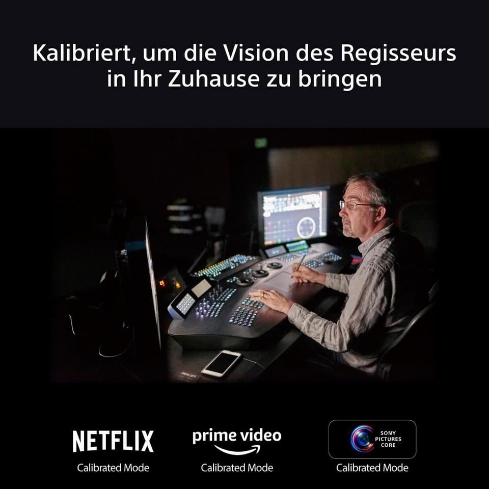 Sony K-65XR80 OLED-Fernseher (164 cm/65 Zoll, 4K Ultra HD, Smart-TV, Google TV, BRAVIA 8, 4K HDR, Dolby Vision & Atmos + Bar 8) - Thumbnail 20