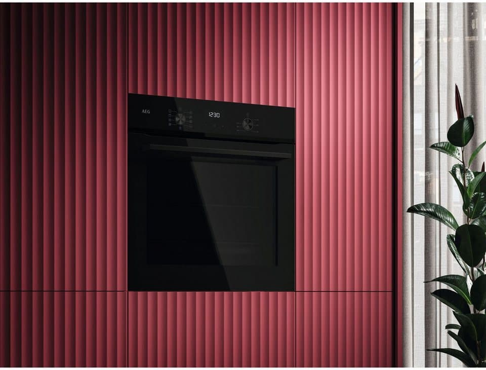 AEG Backofen-Set HH24BSIB, Aqua Clean, Heißluft: Gleichmäßiges Garen auf 3 Ebenen: ideal für Mehrblech‑Backen - Thumbnail 13