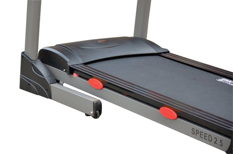 MOTIVE FITNESS by U.N.O. Laufband Speed 2.5 (mit/ohne Unterlegmatte) (mit Multifunktions-LCD-Display), bis max. 20 km/h, klappbar, 130 kg max. Benutzergewicht - Thumbnail 4