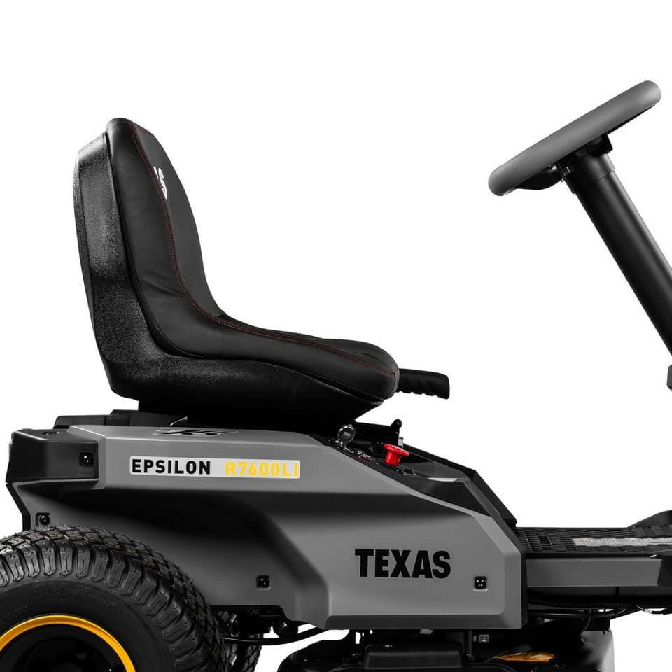 Texas Akku-Rasentraktor Epsilon R7600Li, 76 cm Schnittbreite, inkl. Ladegerät, Mulchstopfen und Seitenauswurf, 72 V Akku, 7 Schnitthöhen - Thumbnail 16