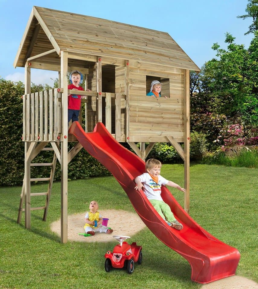 weka Spielhaus Tabaluga Kinderstelzenhaus 815, BxTxH: 375x235x332 cm - Thumbnail 2