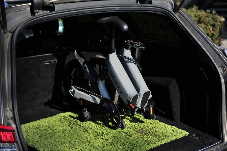 SachsenRAD E-Bike Faltrad F12, 1 Gang Shimano keine Schaltwerk, ohne Schaltung, Heckmotor, 190 Wh, LCD-Steuerdisplay, Fahrmodus Pedelec,  LED-Frontlicht, LED Rücklicht - Thumbnail 8