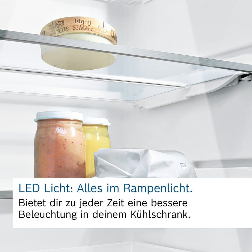 BOSCH Kühl-/Gefrierkombination Serie 4 KGN39OCAF, 203 cm hoch, 60 cm breit, Green Collection: produziert mit CO₂ reduzierten Materialien - Thumbnail 4