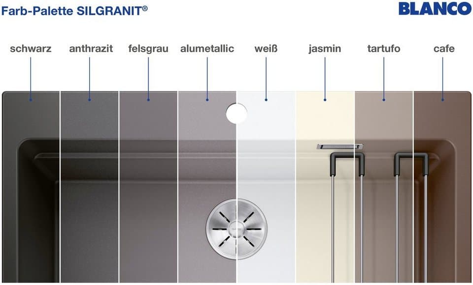 Blanco Granitspüle COLLECTIS 6 S, rechteckig, aus SILGRANIT®, inkl. Depot-Schale mit Deckel - Thumbnail 3