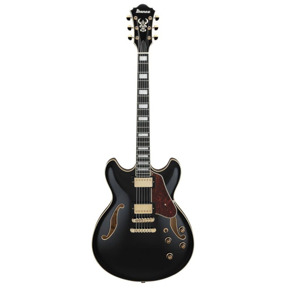 Ibanez Halbakustik-Gitarre, Halb-Akustik Gitarren, Semi Hollow-Modelle, Artcore Expressionist AS93BC-BK Black - Halbakustik Gitarre