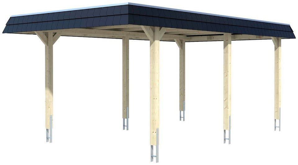 Skanholz Einzelcarport Wendland, BxT: 362x628 cm, 206 cm Einfahrtshöhe - Thumbnail 2